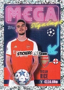 Sticker Declan Rice (Arsenal FC) - UEFA Champions League 2023-2024
 n. 722 - Topps