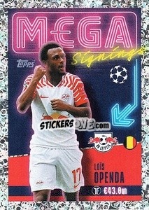 Sticker Loïs Openda (RB Leipzig) - UEFA Champions League 2023-2024
 - Topps