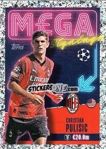 Sticker Christian Pulisic (AC Milan) - UEFA Champions League 2023-2024
 n. 727 - Topps