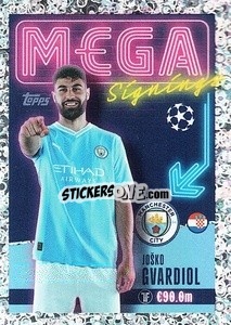 Sticker Joško Gvardiol (Manchester City) - UEFA Champions League 2023-2024
 - Topps