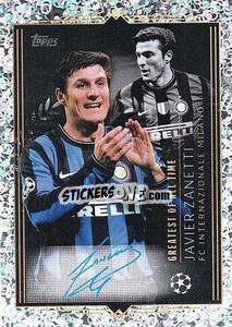 Sticker Javier Zanetti - UEFA Champions League 2023-2024
 n. 731 - Topps