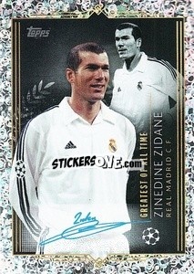 Sticker Zinedine Zidane - UEFA Champions League 2023-2024
 n. 735 - Topps