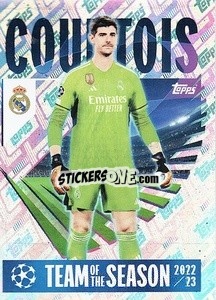Sticker Thibaut Courtois (Real Madrid) - UEFA Champions League 2023-2024
 n. 4 - Topps