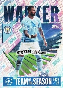 Sticker Kyle Walker (Manchester City) - UEFA Champions League 2023-2024
 n. 5 - Topps