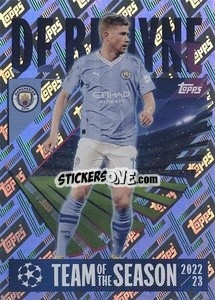 Sticker Kevin De Bruyne (Man City) - UEFA Champions League 2023-2024
 - Topps
