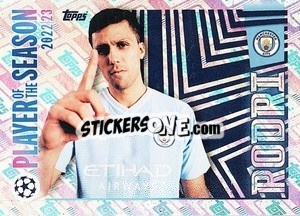 Sticker Rodri (Manchester City) - UEFA Champions League 2023-2024
 n. 15 - Topps