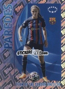 Sticker Irene Paredes (FC Barcelona) - UEFA Champions League 2023-2024
 - Topps