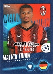 Sticker Malick Thiaw - UEFA Champions League 2023-2024
 n. 33 - Topps
