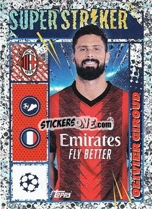 Sticker Olivier Giroud (Super Striker) - UEFA Champions League 2023-2024
 n. 41 - Topps