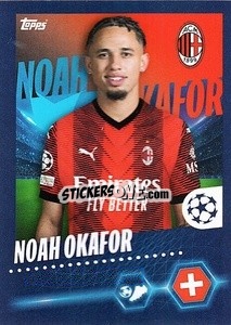 Sticker Noah Okafor - UEFA Champions League 2023-2024
 n. 42 - Topps