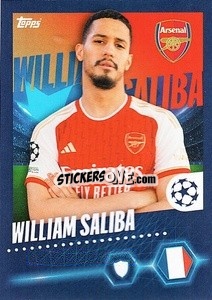 Sticker Willam Saliba - UEFA Champions League 2023-2024
 - Topps