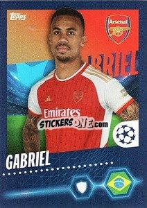 Sticker Gabriel - UEFA Champions League 2023-2024
 - Topps