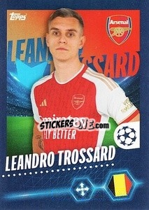 Sticker Leandro Trossard - UEFA Champions League 2023-2024
 - Topps