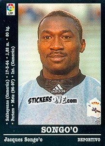 Sticker Songo´o - Liga Spagnola 2000-2001 - Panini