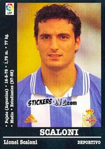 Sticker Scaloni - Liga Spagnola 2000-2001 n. 3a - Panini