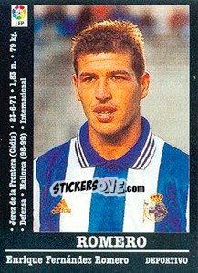 Sticker Romero - Liga Spagnola 2000-2001 n. 7 - Panini