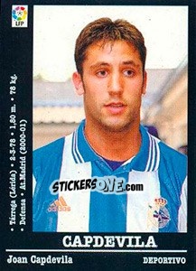 Sticker Capdevila - Liga Spagnola 2000-2001 n. 7a - Panini