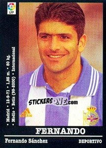 Sticker Fernando - Liga Spagnola 2000-2001 n. 9a - Panini