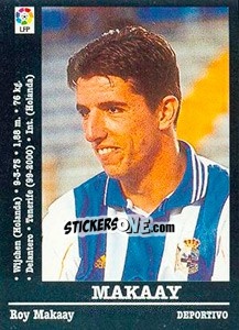 Sticker Makaay - Liga Spagnola 2000-2001 n. 14 - Panini