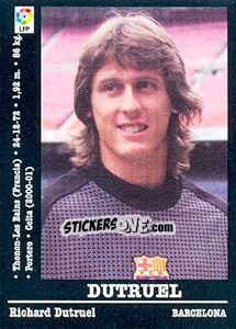 Sticker Dutruel - Liga Spagnola 2000-2001 - Panini