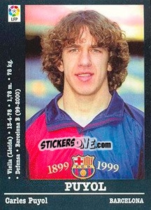 Sticker Puyol - Liga Spagnola 2000-2001 n. 20 - Panini