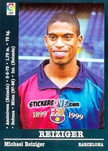 Figurina Reiziger - Liga Spagnola 2000-2001 n. 21 - Panini