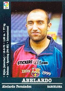 Sticker Abelardo - Liga Spagnola 2000-2001 n. 23 - Panini