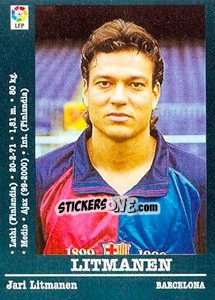 Sticker Litmanen - Liga Spagnola 2000-2001 n. 28 - Panini