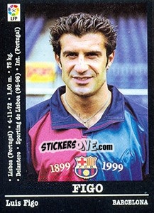 Sticker Figo - Liga Spagnola 2000-2001 n. 30 - Panini