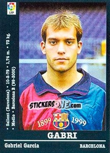 Sticker Gabri - Liga Spagnola 2000-2001 n. 30a - Panini