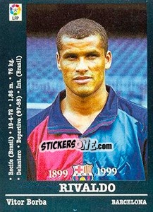 Sticker Rivaldo - Liga Spagnola 2000-2001 n. 31 - Panini