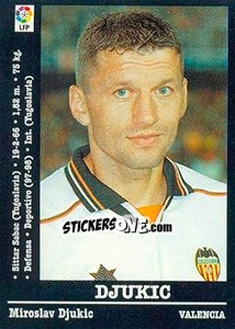 Sticker Djukic - Liga Spagnola 2000-2001 n. 38 - Panini