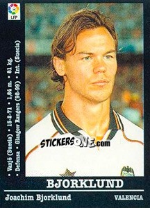 Sticker Bjorklund - Liga Spagnola 2000-2001 n. 40 - Panini