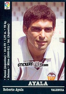 Figurina Ayala - Liga Spagnola 2000-2001 - Panini