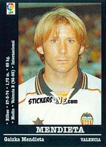 Sticker Mendieta - Liga Spagnola 2000-2001 n. 42 - Panini