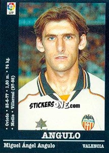 Sticker Angulo - Liga Spagnola 2000-2001 n. 46 - Panini