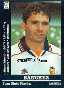 Figurina Sanchez - Liga Spagnola 2000-2001 - Panini