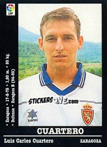 Sticker Cuartero - Liga Spagnola 2000-2001 n. 56a - Panini
