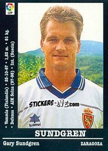 Figurina Sundgren - Liga Spagnola 2000-2001 - Panini