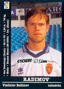 Sticker Radimov - Liga Spagnola 2000-2001 n. 63a - Panini