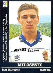 Figurina Milosevic - Liga Spagnola 2000-2001 - Panini