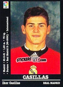Sticker Casillas - Liga Spagnola 2000-2001 - Panini
