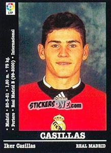 Sticker Casillas - Liga Spagnola 2000-2001 n. 70 - Panini