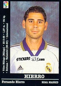 Sticker Hierro - Liga Spagnola 2000-2001 n. 72 - Panini