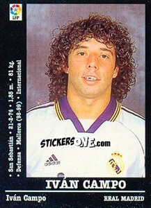 Sticker Ivan Campo - Liga Spagnola 2000-2001 n. 73 - Panini