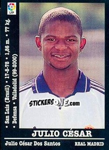 Sticker Julio César - Liga Spagnola 2000-2001 n. 74a - Panini