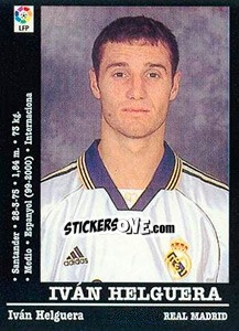 Sticker Ivan Helguera - Liga Spagnola 2000-2001 n. 76 - Panini
