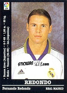 Figurina Redondo - Liga Spagnola 2000-2001 - Panini