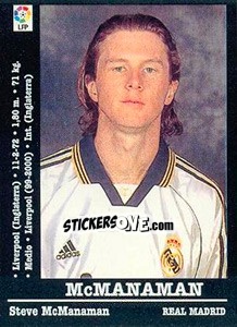 Sticker McManaman - Liga Spagnola 2000-2001 n. 78 - Panini