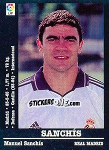 Figurina Sanchís - Liga Spagnola 2000-2001 n. 78a - Panini